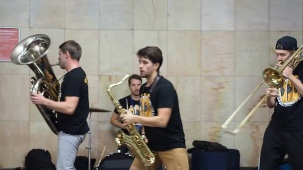 Brevis Brass Band. Moscow. Undergraund