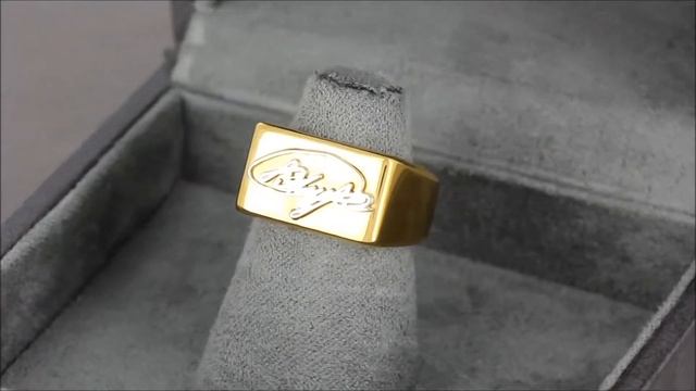 Именная мужская печатка смотреть онлайн