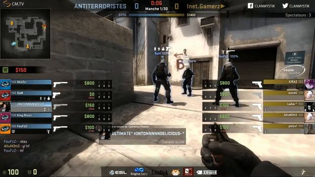 NeXus-Experience vs InetGamer Cup ESL ZowieLaneX (Finale BO3 ) смотреть онлайн