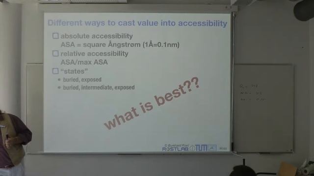 Protein Prediction 1 for Comp. Scient. - Lecture 13:"Predict solvent accessibility" смотреть онлайн