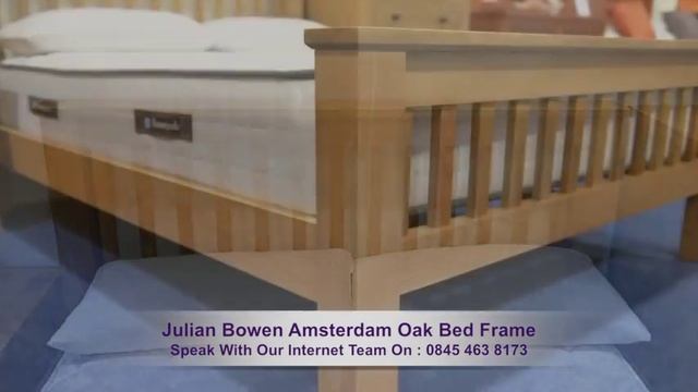 Julian Bowen Amstedam Oak Bed Frame смотреть онлайн