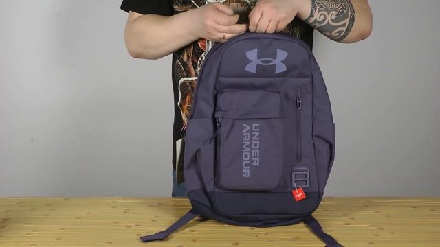 Розпаковка Under Armour UA Halftime Backpack 1362365-558 22л Фіолетовий смотреть онлайн
