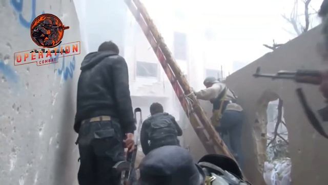 Graphic Combat Footage of Syria’s Infamous Bloody Ladder Assault смотреть онлайн