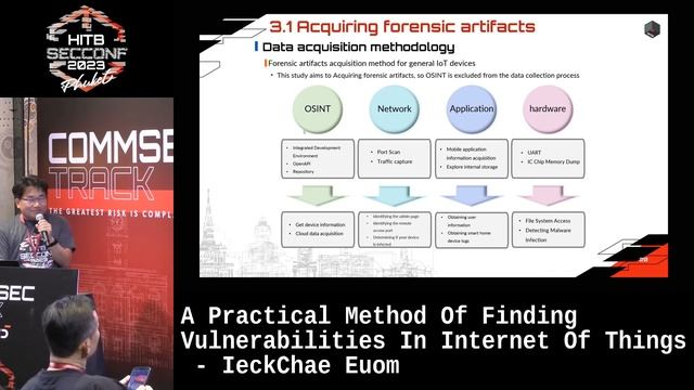 #HITB2023HKT #COMMSEC D2 - A Practical Method Of Finding Vulnerabilities In IoT - IeckChae Euom смотреть онлайн