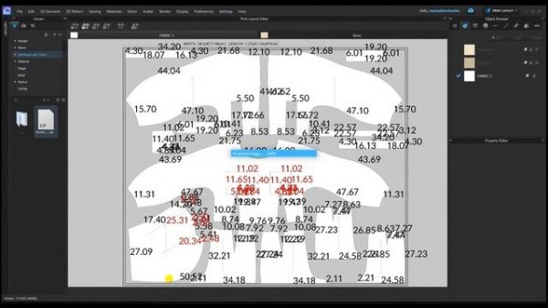 Печать лекал из Clo3D