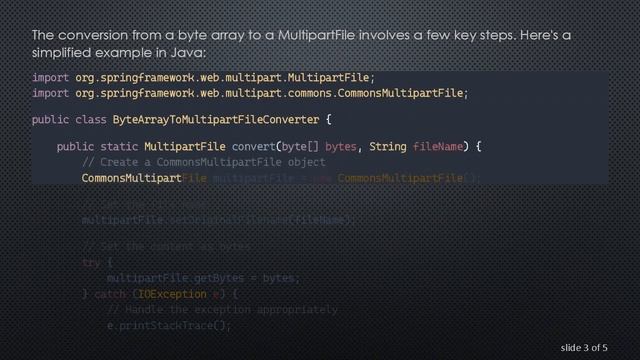 Converting Byte Array to MultipartFile in Java смотреть онлайн