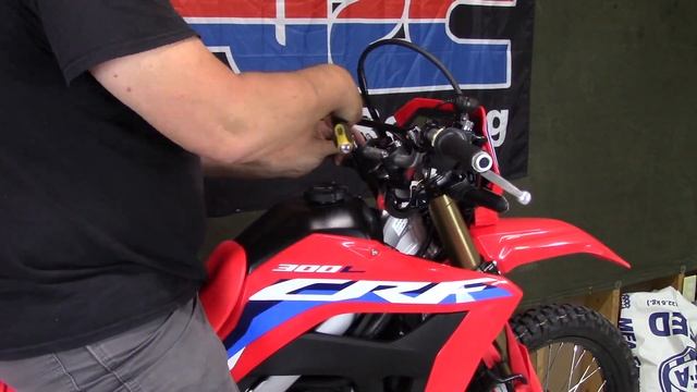 Honda CRF300L Renthal Handlebars Acerbis Hand Guards ProTaper Grips Install CRFs Only