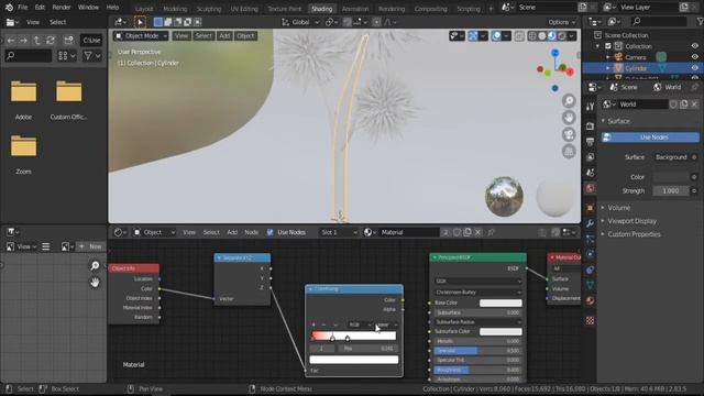 Fantasy Tree l My Blender Progress #128 смотреть онлайн