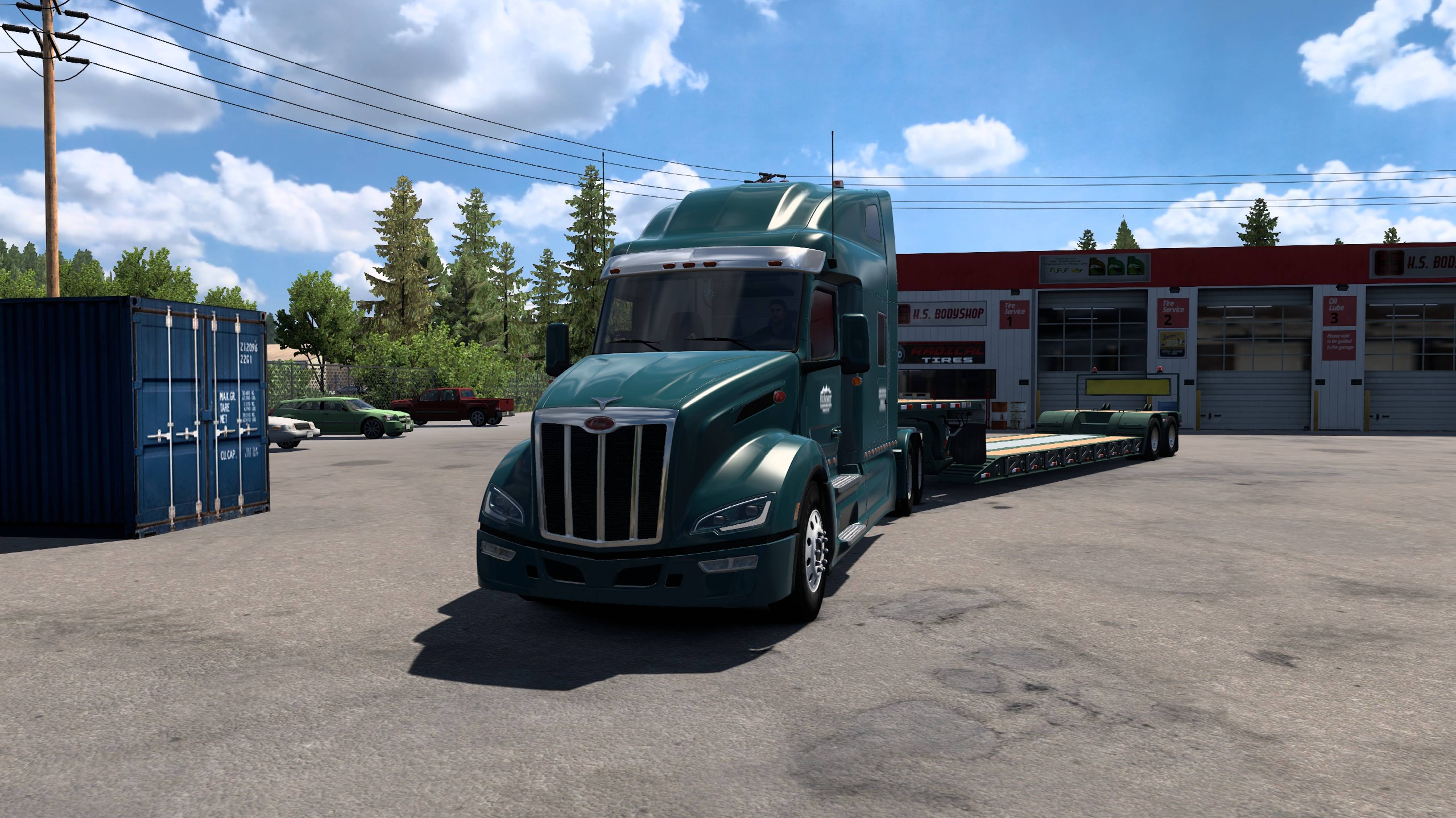 American Truck Simulator. По Аляске на Peterbilt 579 смотреть онлайн