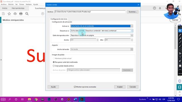Como Insertar Un Audio En PDF Y Word