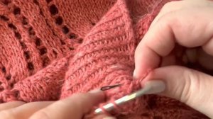 Мастер- класс по вязанию бейки, пришиваем кеттельным швом. Подробно объясняю.