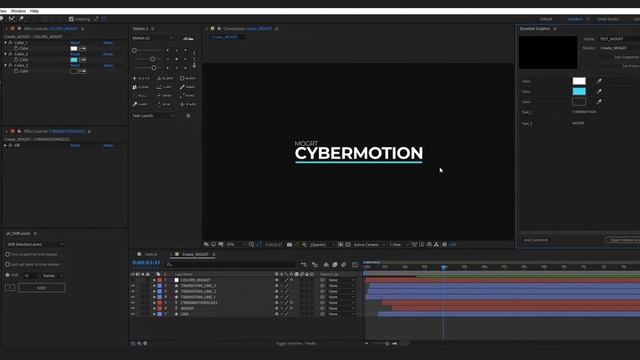 Создаем MOGRT файл в After Effects смотреть онлайн