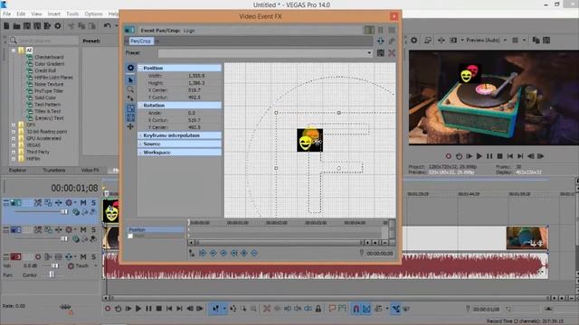 How to set your logo on a video in vegas pro 14 смотреть онлайн