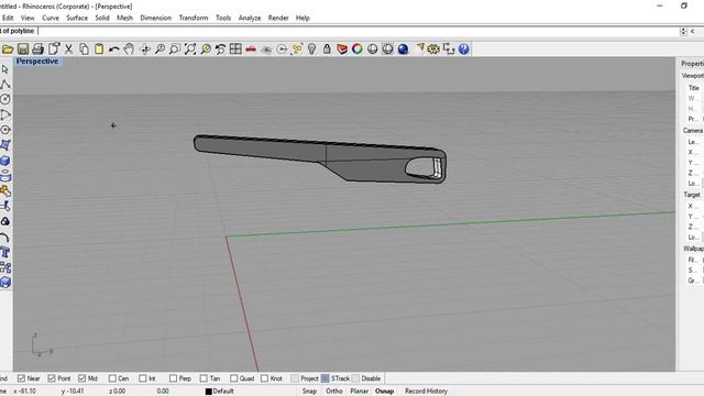 TUTORIAL RHINOCEROS 4.0 - SISIR (Romi Agustian A - 1602174046) смотреть онлайн
