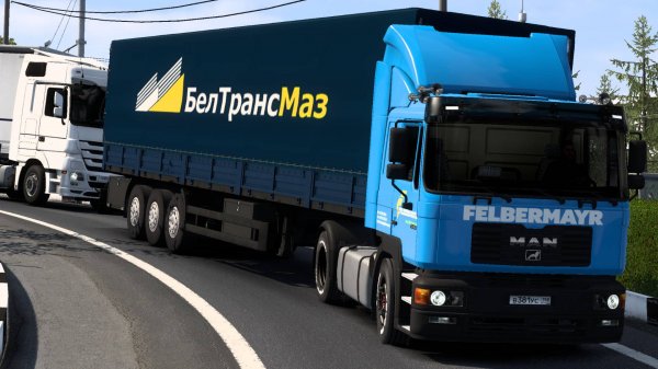 238 / ETS 2 1.53 / Русская сборка / "MAN F2000" / Взял груз на Киров.