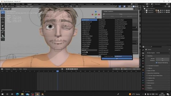 Blender 4: How To Generate 52 ARKit Blendshapes For MetaRig And AutoRig Pro Characters