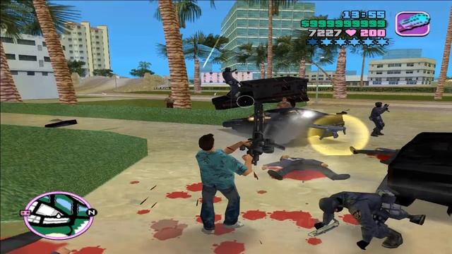 Gta Vice City : Got 6 STAR Police | 6 STAR WANTED LEVEL смотреть онлайн