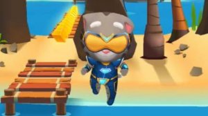 Гипер Том собирает золото Talking Tom Gold Run Race| Мультфильм Бегалки для малышей