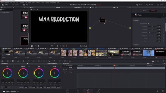 Tutorial: Wiggle Text Davinci Resolve 12.5 & 14 [Sam Kolder Style] смотреть онлайн