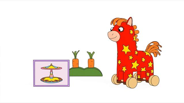 Деревяшки - КЛАД - Мультик Раскраска - Учим цвета