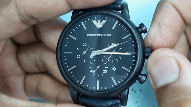 How To Setting Time and Reset Chronograph on EMPORIO ARMANI AR1970 Watch | SolimBD смотреть онлайн