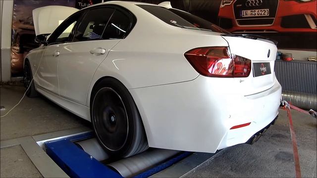 BMW F30 330xd 258ps stage 1 chiptuning смотреть онлайн