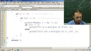 11. Управление циклом в Си: break, continue