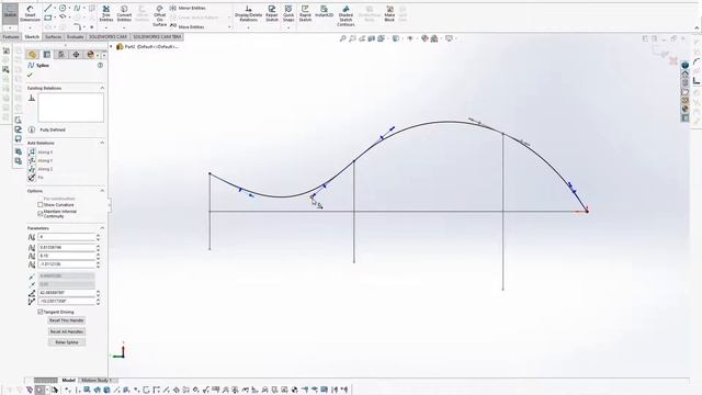 Solidworks Surfacing 3d curves for loft on handle with rounded end смотреть онлайн