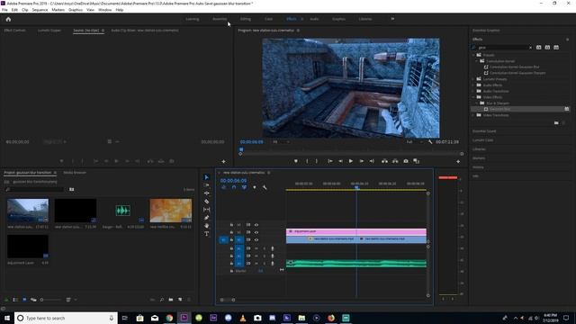 Gaussian Blur Montage Effect for Montages | Adobe Premiere Tutorial смотреть онлайн