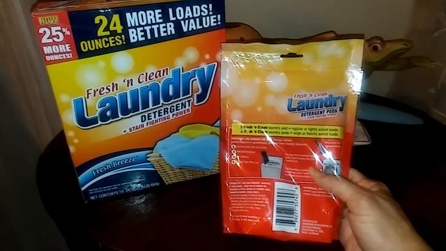 Dollar Tree Fresh 'n Clean Laundry Pods смотреть онлайн