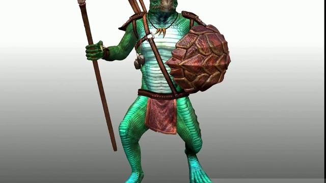 Zbrush - Lizard Man смотреть онлайн