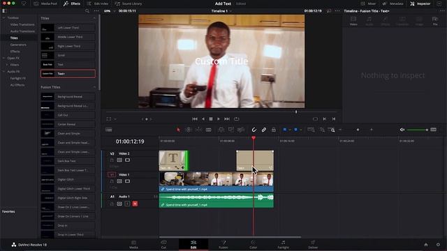 How to Add Text in Davinci Resolve 18: A Step-by-Step Guide смотреть онлайн