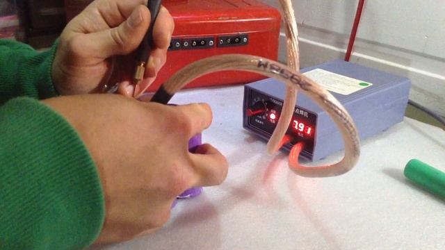 5000W Mini Spot Welder Machine test смотреть онлайн