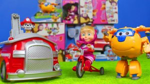 Игрушки для детей Щенячий патруль, Маша и Медведь, Супер Крылья и Пожарный Маршалл