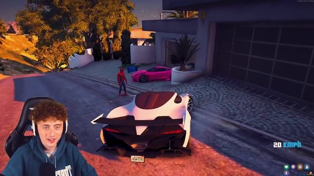 I Stole SPIDERMANS Supercar In GTA 5 RP.. (Mods) смотреть онлайн