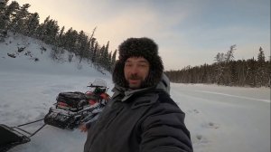 Горная река. Зимняя рыбалка на хариуса. 29.01.2022