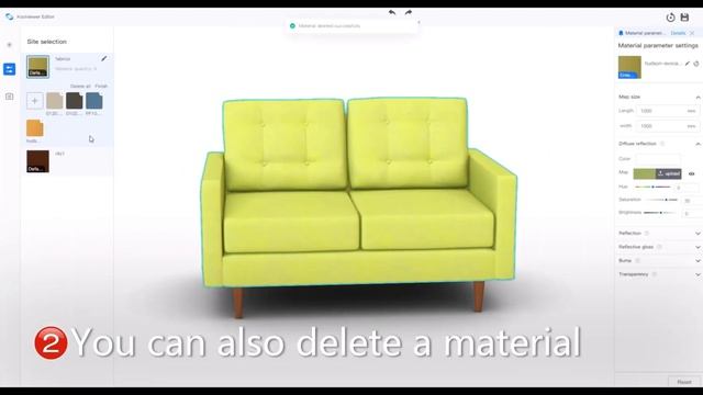 Furniture 3D Model Texture Editor - 3D Viewer & AR of Coohom смотреть онлайн