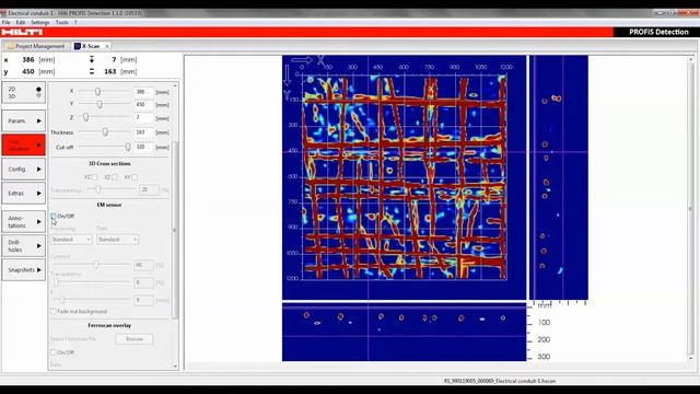 HOW TO use PROFIS Detection - EM Sensor in Radar scan data analysis смотреть онлайн