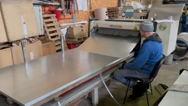 Роспуск рулонного металла на листы | Dissolution of rolled metal into sheets | Rezka_Metalla