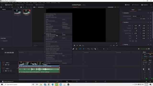How To Edit On DaVinci Resolve -  Cut, Shorten, Slow, Speed, Reverse, Freeze, And Loop Videos