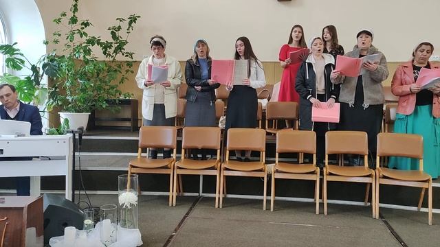 7.04.2024 Христос воскрес, радійте друзі; Сестринській хор смотреть онлайн