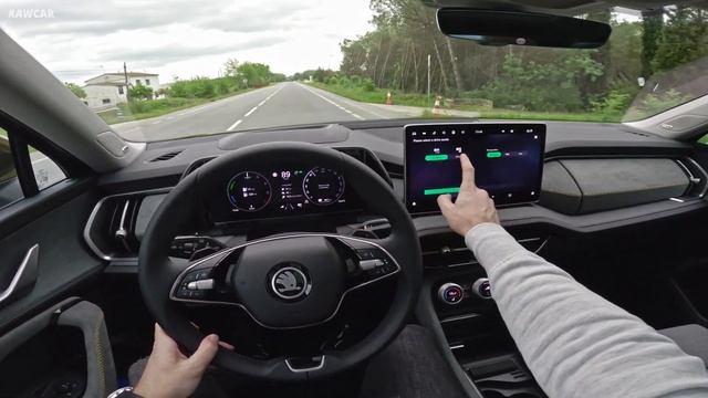 2024 Skoda Kodiaq iV PHEV [1.5 TSI 150 kW, 6-DSG] - POV Test Drive смотреть онлайн