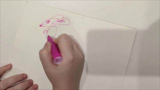 Рисуем мышку. Учим животных. Учим цвета. Обучающие и развивающие видео для детей. смотреть онлайн