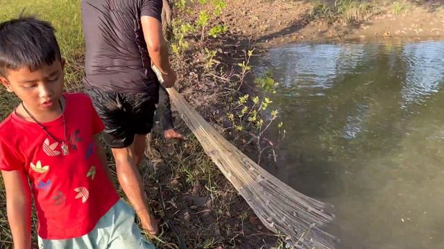 Holiday Mood- Enjoy Net Fishing- Remining My Childhood Skill