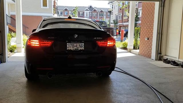 2015 BMW 435i xdrive M tune and M Sport exhaust warm start/revs смотреть онлайн