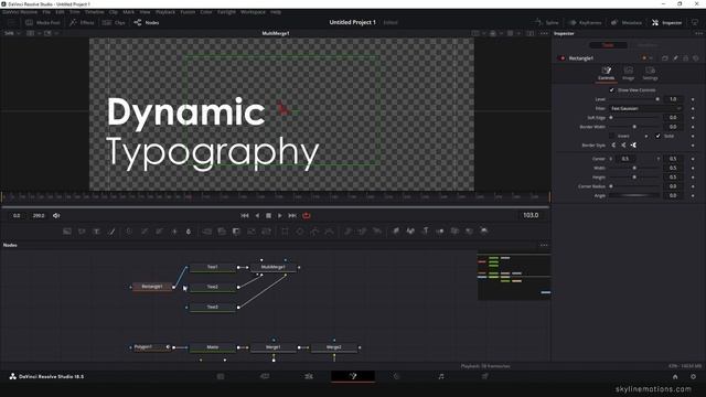 New Dynamic Typography - DAVINCI RESOLVE Tutorial смотреть онлайн