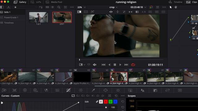 Как упростить процесс сведения клипов по цвету - инструменты Image Wipe и Split Screen смотреть онлайн