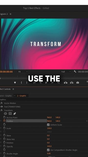 Top 5 Best Effects in Premiere Pro That You Should Know! смотреть онлайн