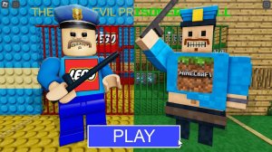 ЛЕГО BARRY Против МАЙНКРАФТ BARRY в BARRY'S PRISON RUN! в РОБЛОКС(#ROBLOX)