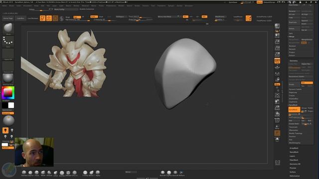 5. Reference Dynamesh and Curve Tube brush смотреть онлайн
